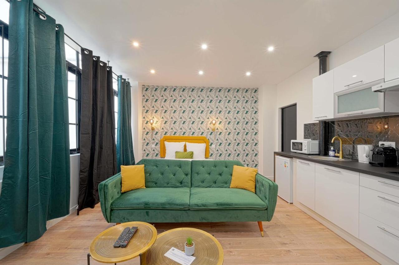 Modern Studio Apartment For 3 Paris Exterior foto
